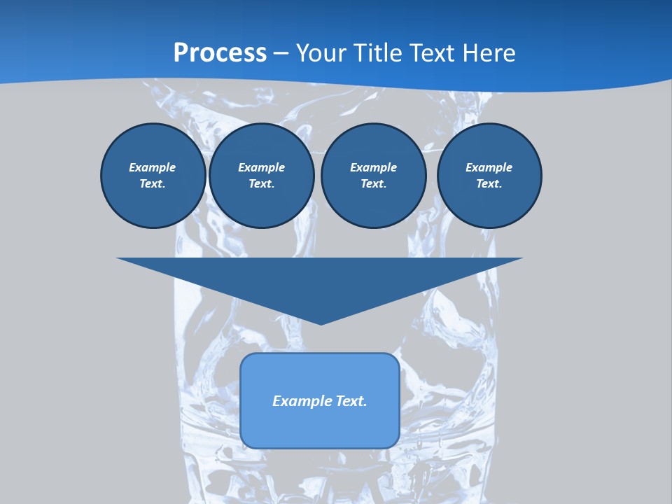 Natural Glass Thirst PowerPoint Template