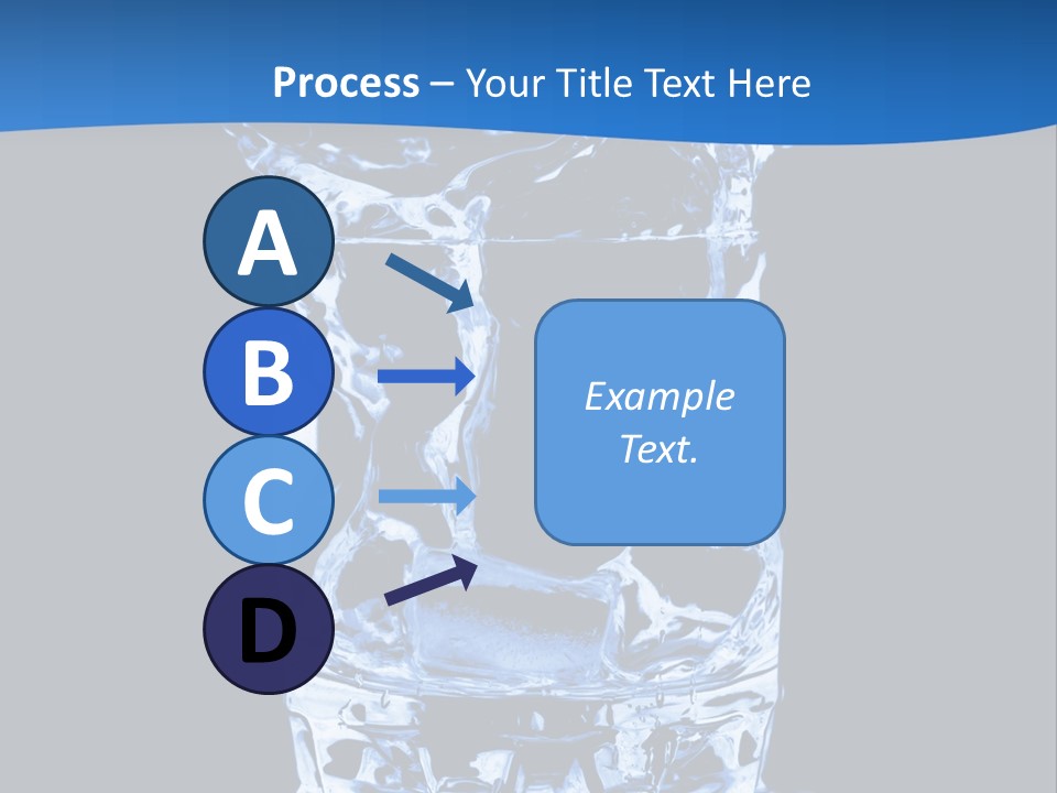 Natural Glass Thirst PowerPoint Template