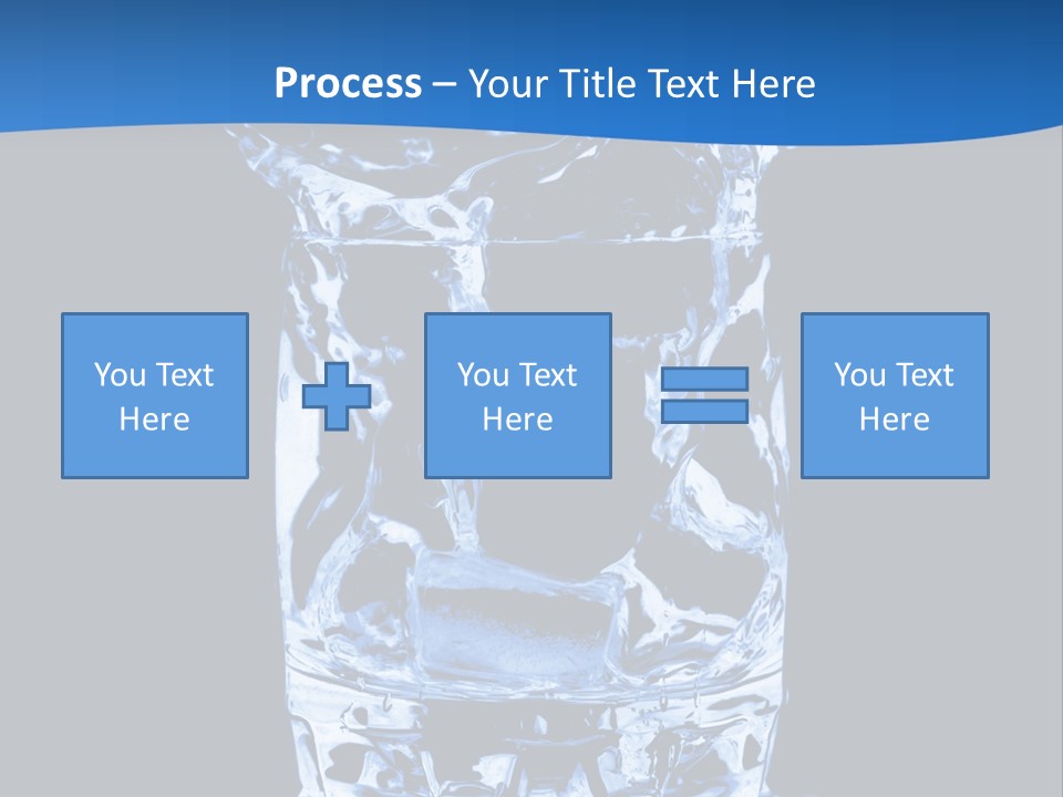 Natural Glass Thirst PowerPoint Template