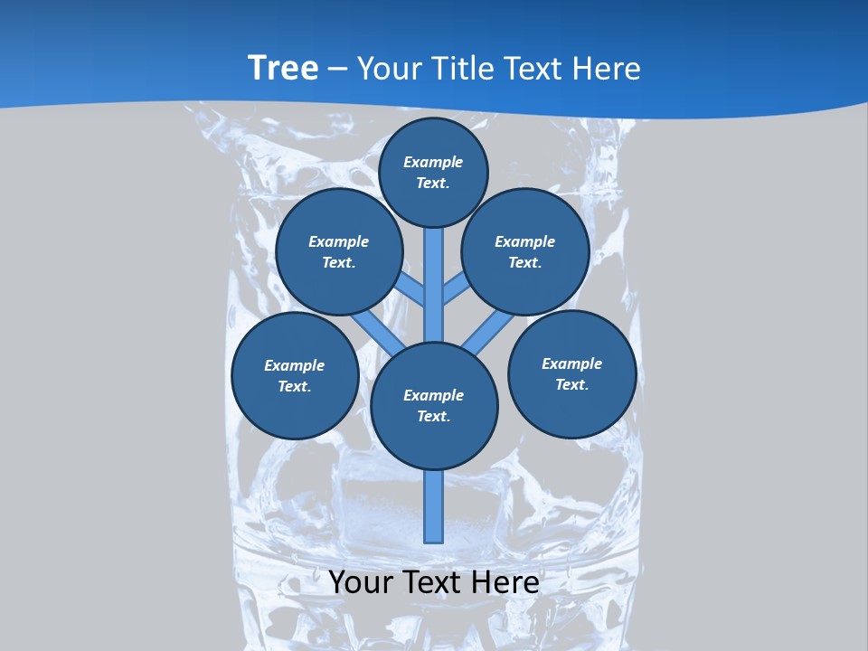 Natural Glass Thirst PowerPoint Template