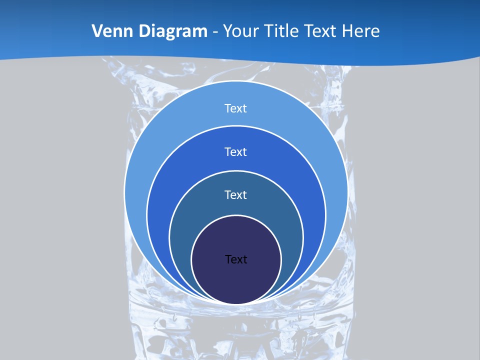 Natural Glass Thirst PowerPoint Template