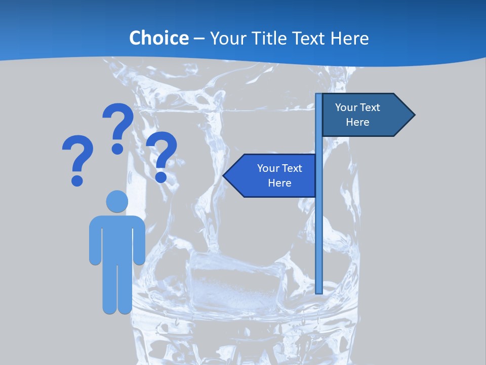 Natural Glass Thirst PowerPoint Template