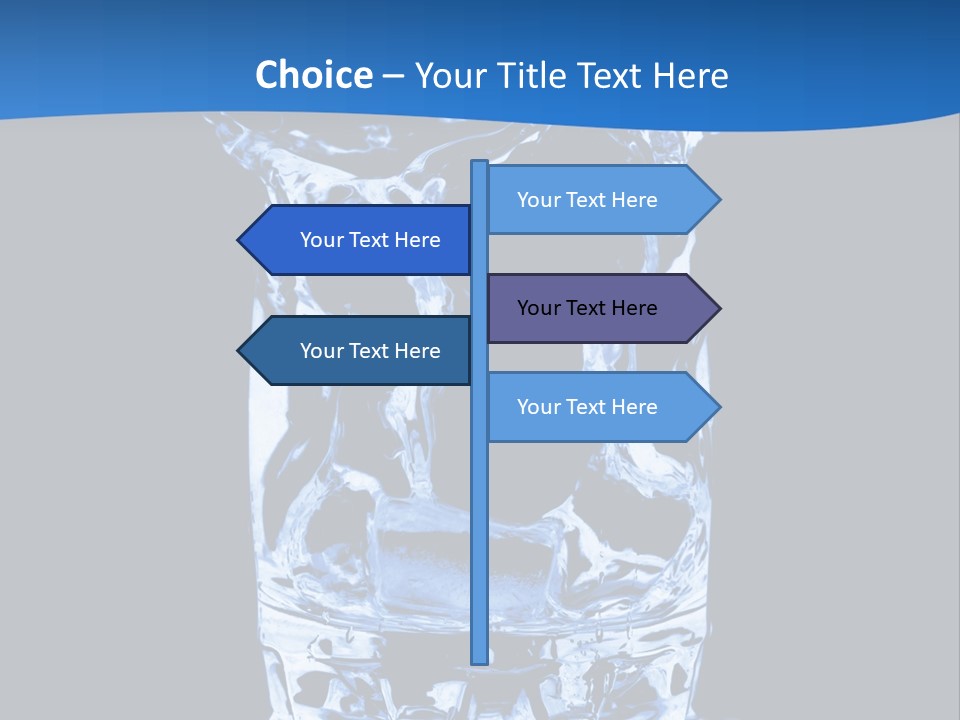 Natural Glass Thirst PowerPoint Template
