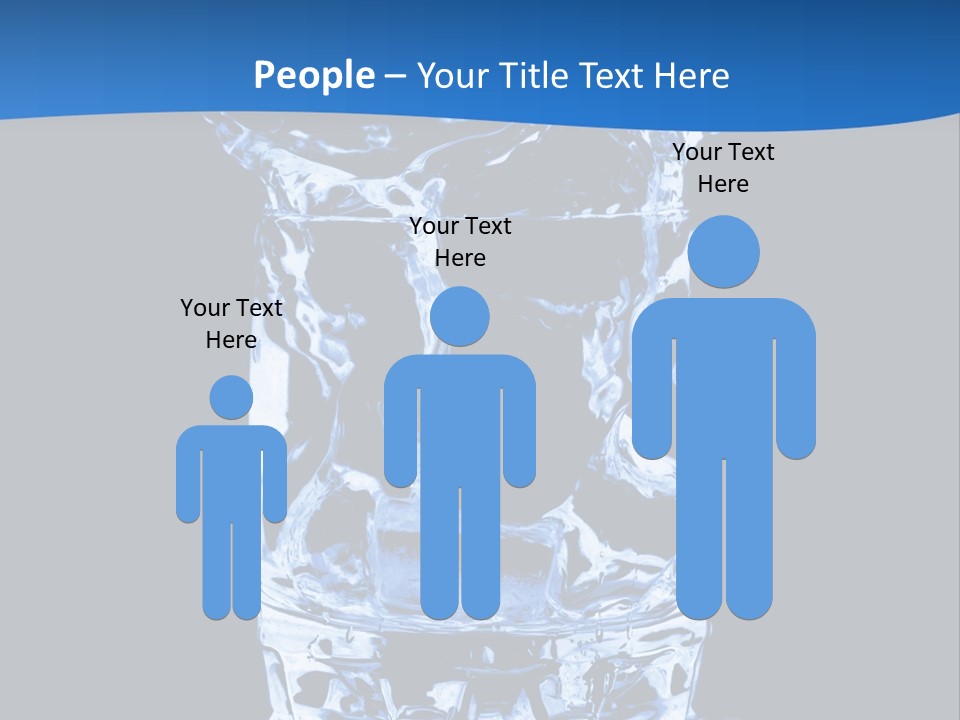 Natural Glass Thirst PowerPoint Template