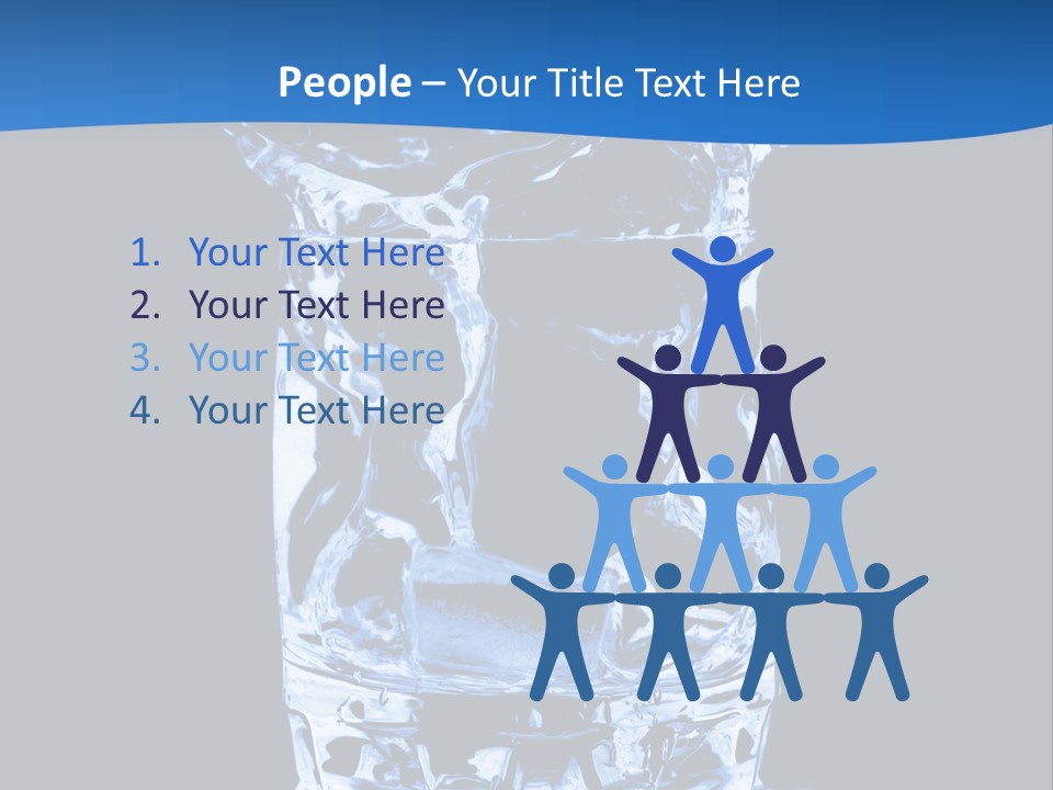 Natural Glass Thirst PowerPoint Template