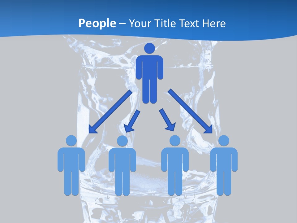 Natural Glass Thirst PowerPoint Template