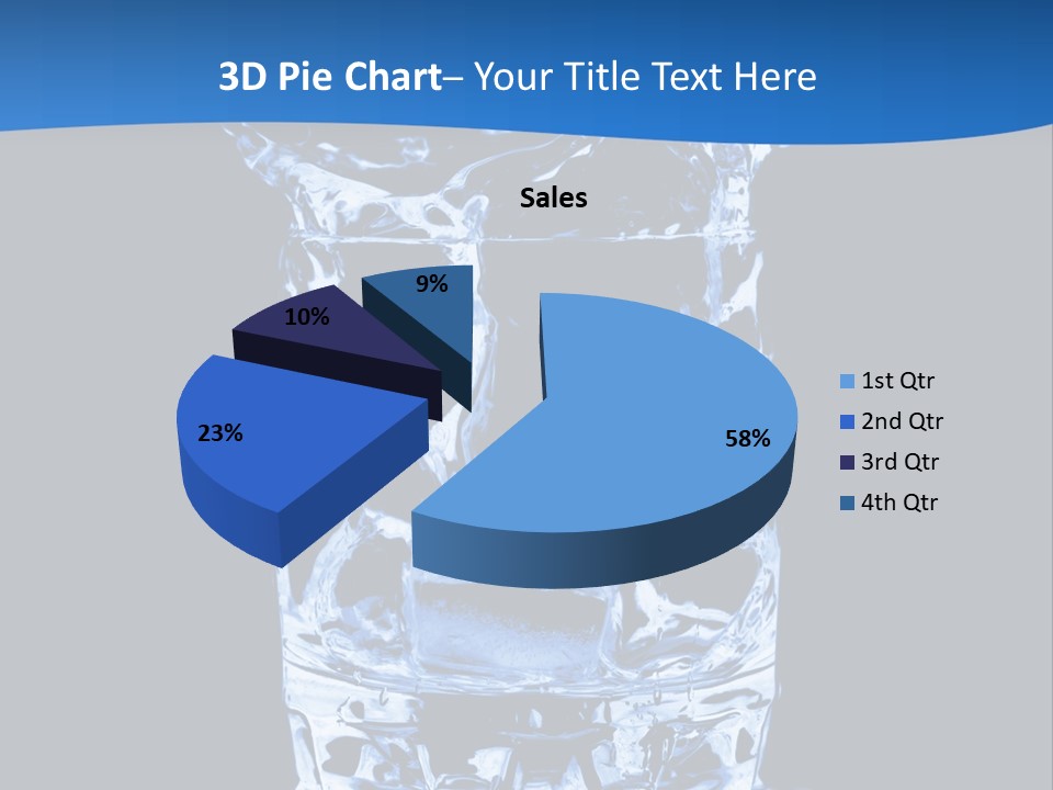 Natural Glass Thirst PowerPoint Template