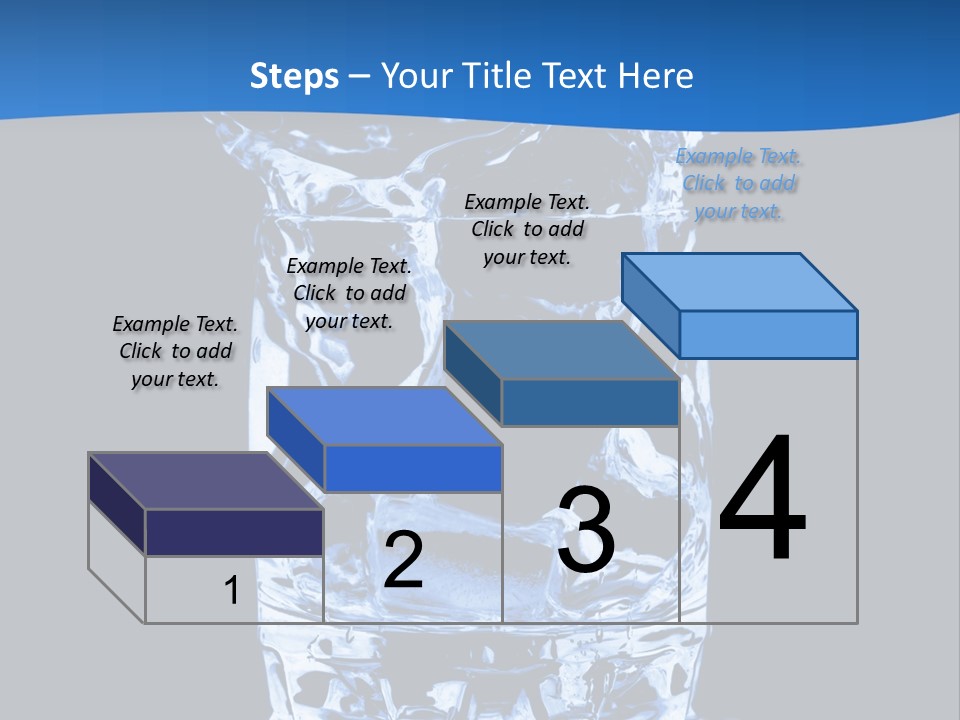 Natural Glass Thirst PowerPoint Template