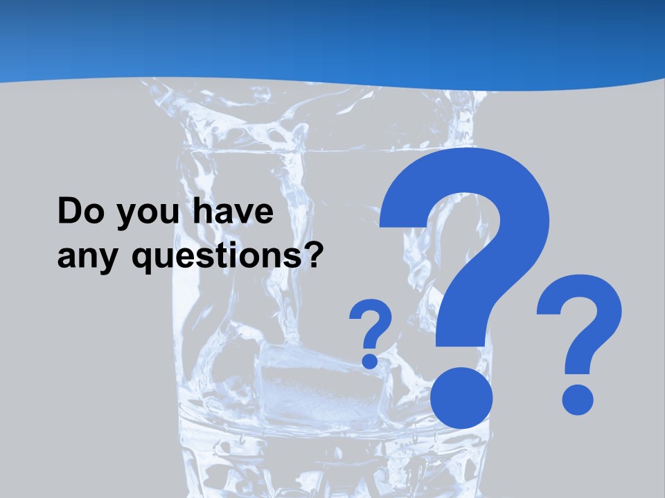 Natural Glass Thirst PowerPoint Template