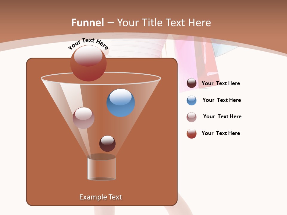 A Woman In A White Dress Holding Shopping Bags PowerPoint Template