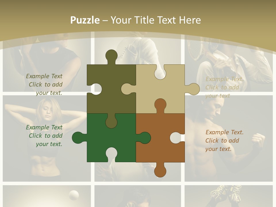 Boy Young Fitness PowerPoint Template