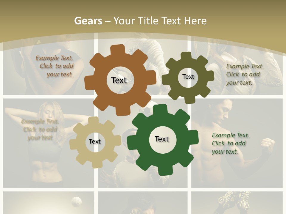 Boy Young Fitness PowerPoint Template