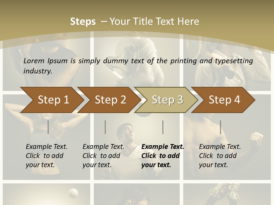 Boy Young Fitness PowerPoint Template