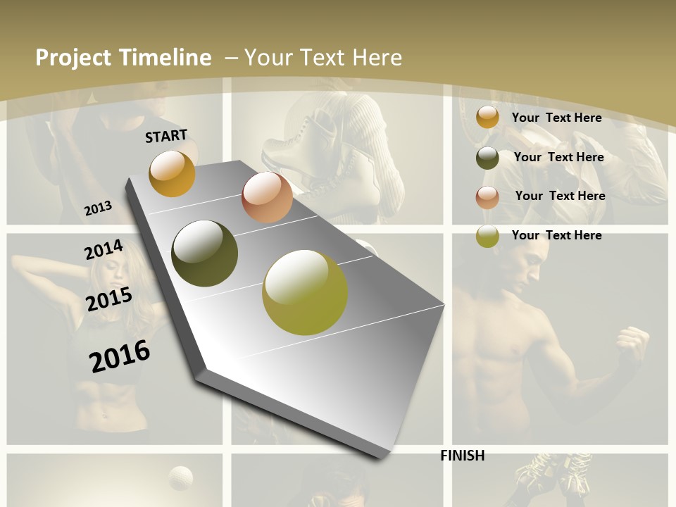 Boy Young Fitness PowerPoint Template