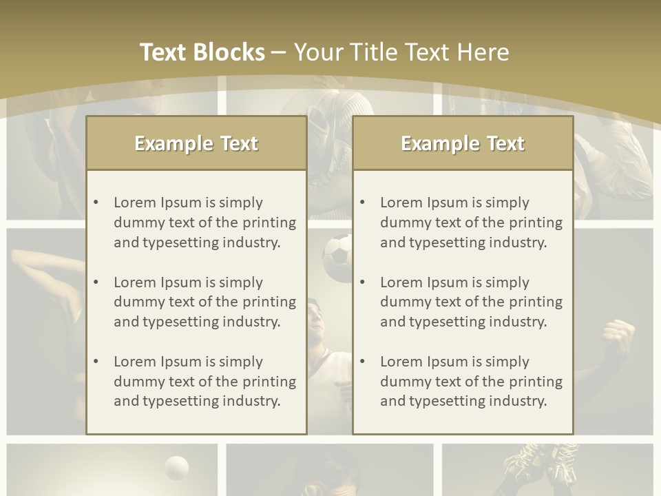 Boy Young Fitness PowerPoint Template