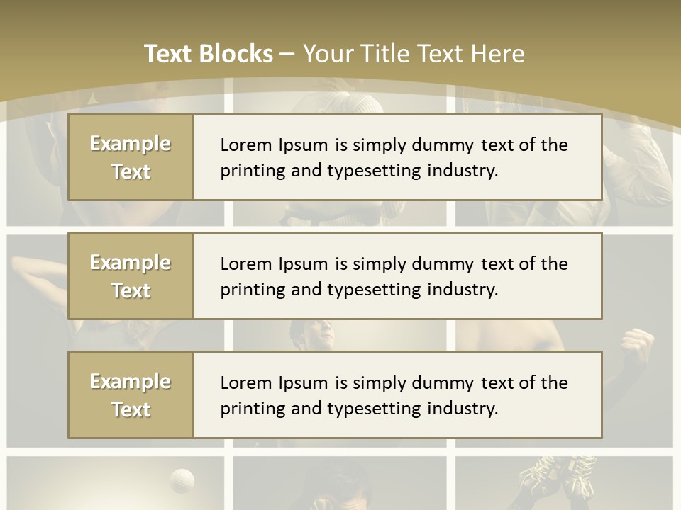 Boy Young Fitness PowerPoint Template