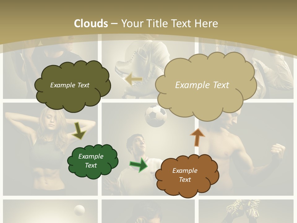 Boy Young Fitness PowerPoint Template