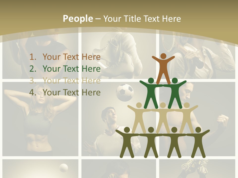 Boy Young Fitness PowerPoint Template