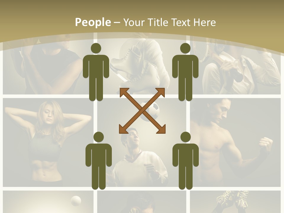 Boy Young Fitness PowerPoint Template