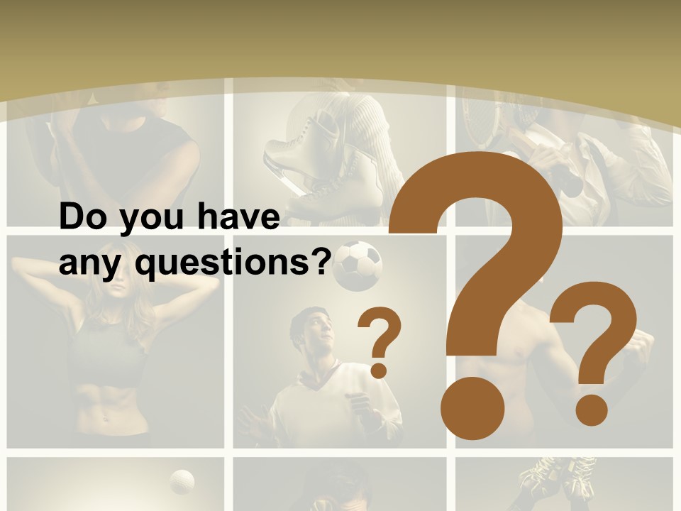 Boy Young Fitness PowerPoint Template