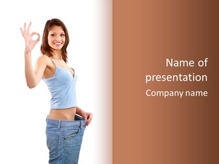 Stomach Happy Lost PowerPoint Template