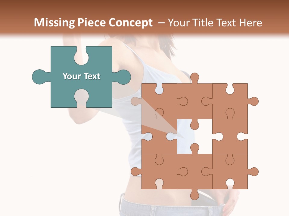 Stomach Happy Lost PowerPoint Template