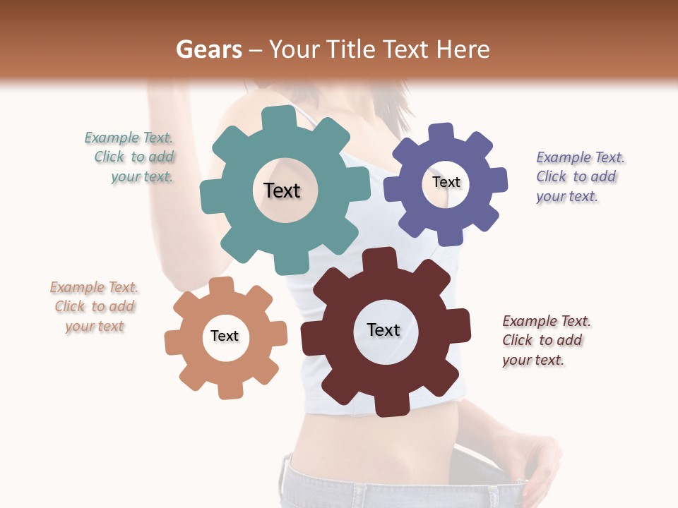 Stomach Happy Lost PowerPoint Template