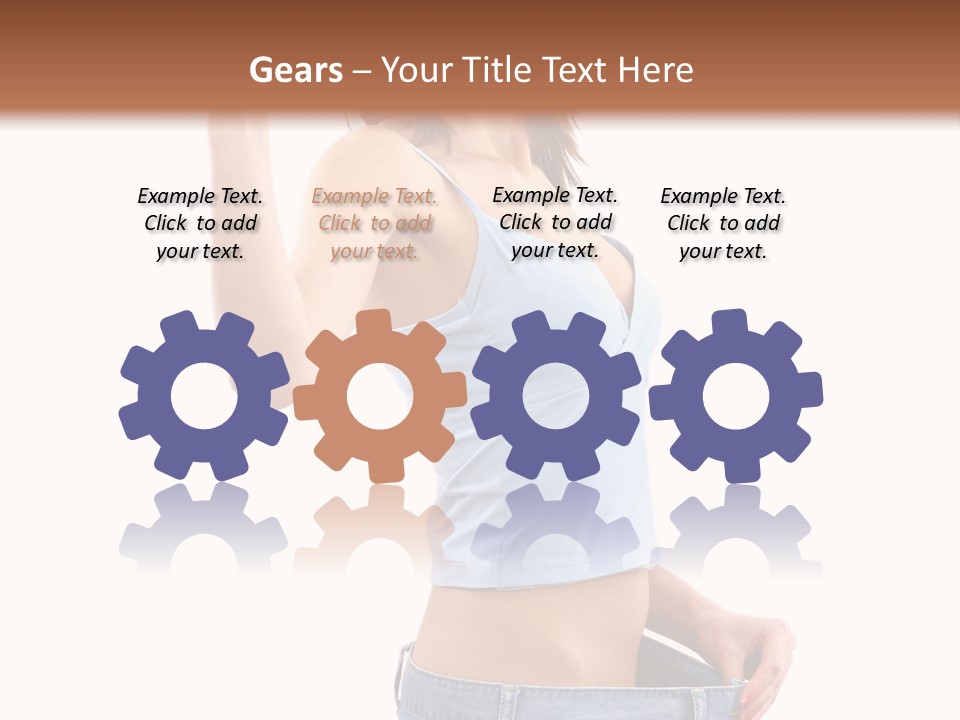 Stomach Happy Lost PowerPoint Template