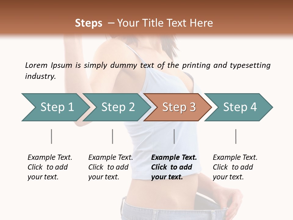Stomach Happy Lost PowerPoint Template