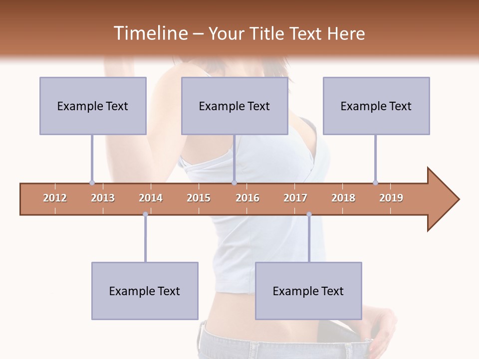 Stomach Happy Lost PowerPoint Template