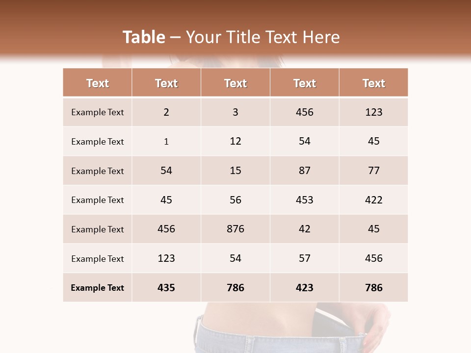 Stomach Happy Lost PowerPoint Template