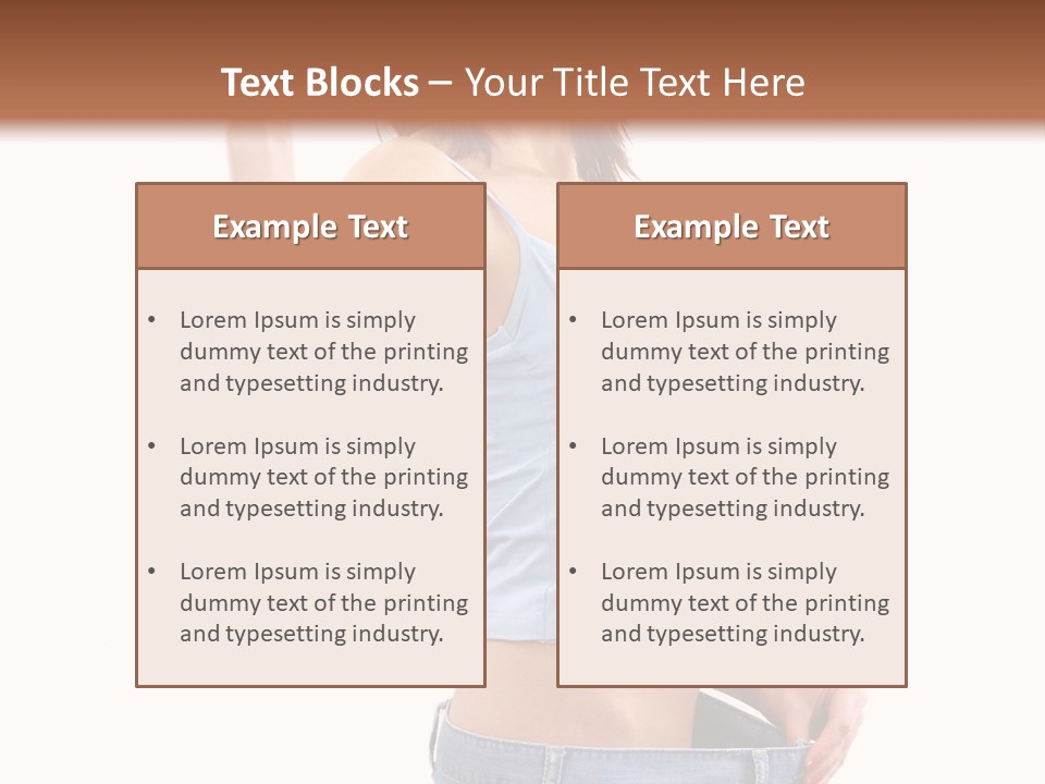 Stomach Happy Lost PowerPoint Template