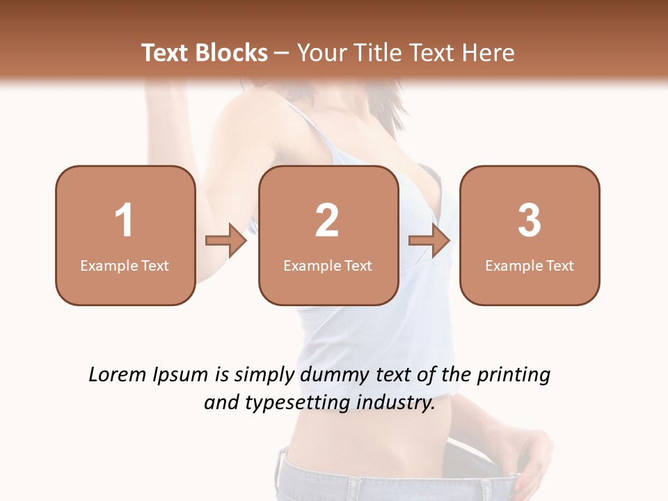 Stomach Happy Lost PowerPoint Template