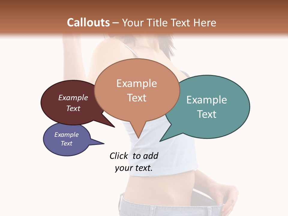 Stomach Happy Lost PowerPoint Template