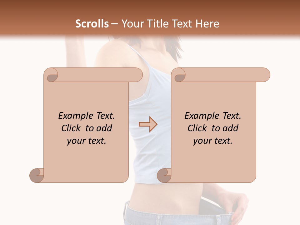 Stomach Happy Lost PowerPoint Template