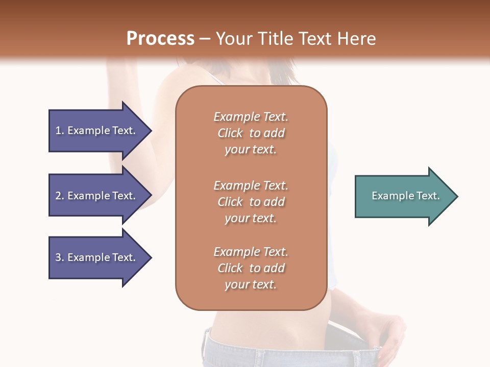 Stomach Happy Lost PowerPoint Template