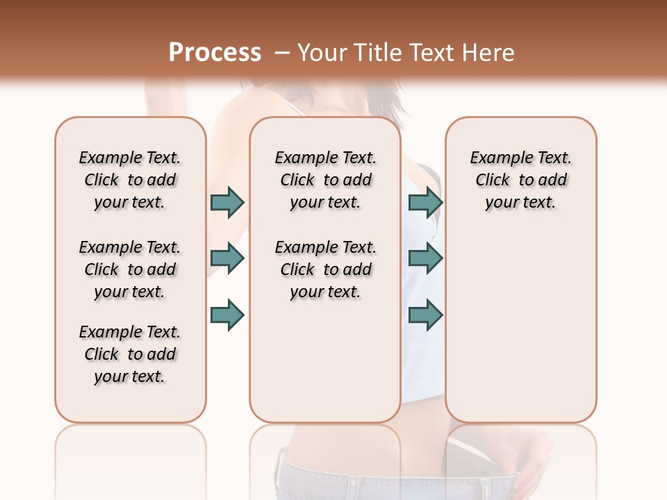 Stomach Happy Lost PowerPoint Template