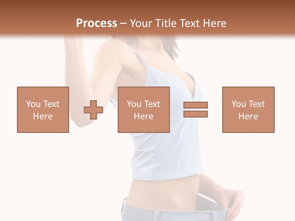 Stomach Happy Lost PowerPoint Template