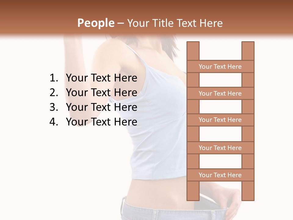 Stomach Happy Lost PowerPoint Template