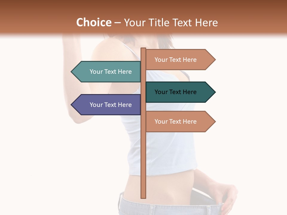 Stomach Happy Lost PowerPoint Template