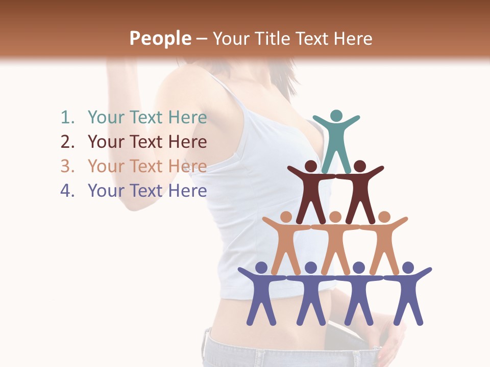 Stomach Happy Lost PowerPoint Template