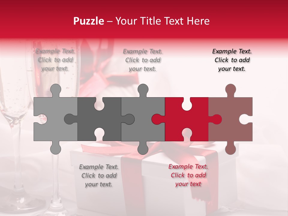 Bow Paper Object PowerPoint Template