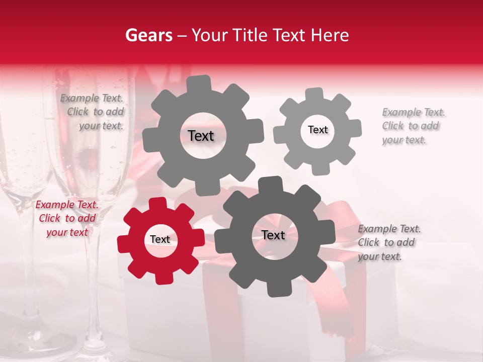 Bow Paper Object PowerPoint Template