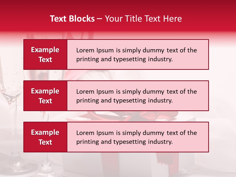 Bow Paper Object PowerPoint Template