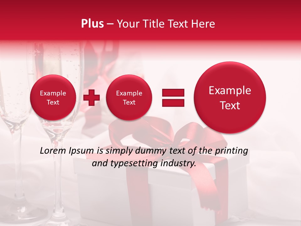 Bow Paper Object PowerPoint Template