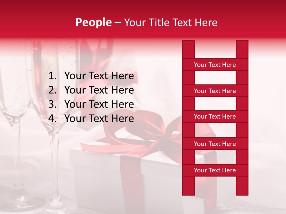 Bow Paper Object PowerPoint Template