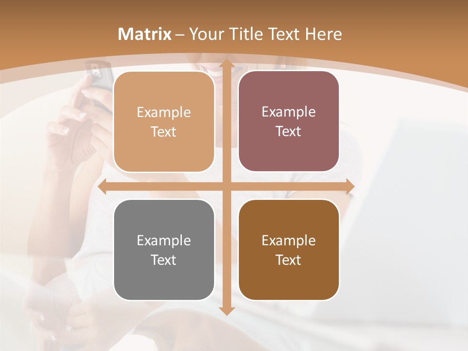 Revenge Emo Woman PowerPoint Template