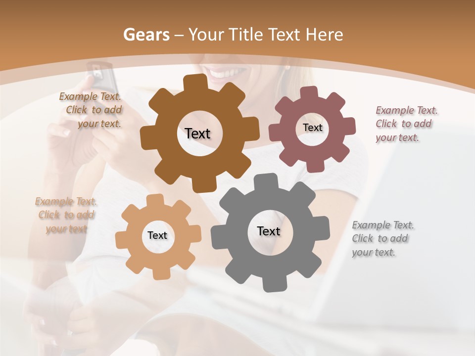 Revenge Emo Woman PowerPoint Template