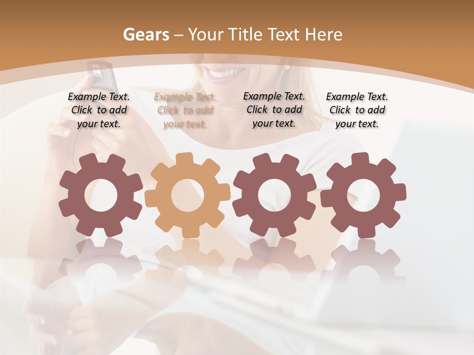 Revenge Emo Woman PowerPoint Template