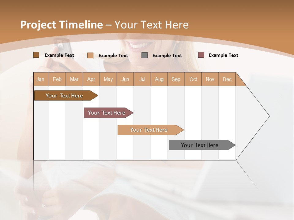 Revenge Emo Woman PowerPoint Template